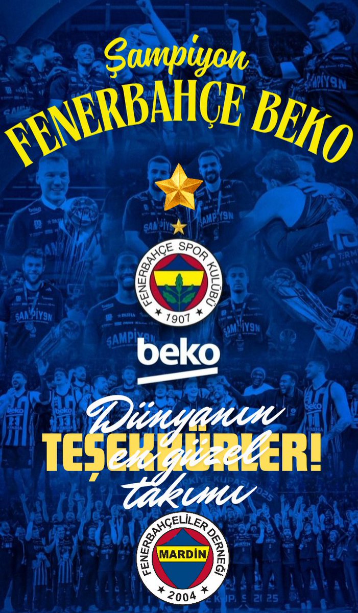 Teşekkürler Dünyanın En Güzel Takımı <a href="/FBBasketbol/">Fenerbahçe Beko</a>