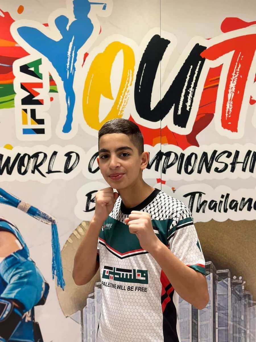 DCIPalestine's tweet image. Israeli force shot and killed 13-year-old Ammar Motaz Mostafa Hamayel in Kufr Malek on Monday, opening fire suddenly and without warning. Ammar was an outstanding student and celebrated Muay Thai athlete.
Read more: dci-palestine.org/israeli_forces…
