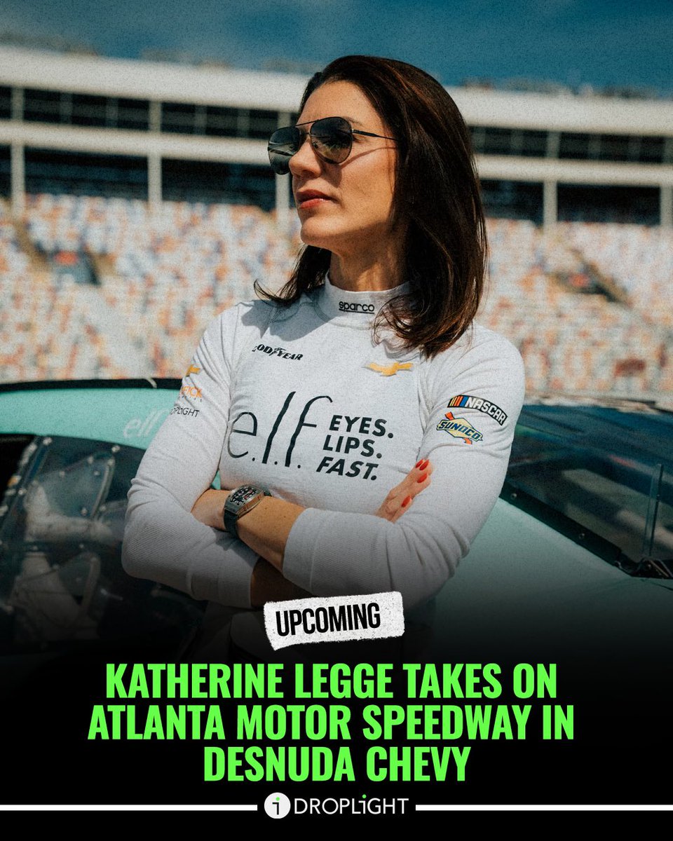 Droplight (@droplighthq) on Twitter photo Fired up for <a href="/katherinelegge/">Katherine Legge</a> to hit the track this Friday at #AtlantaMotorSpeedway in the <a href="/DesnudaTequila/">Desnuda Organic Tequila</a> Chevy!
Letās see what the DESNUDA car can do in the #NASCAR Xfinity Series. šøš
#KatherineLegge #XfinitySeries #ReturnToTrueForm #DESNUDAtequila Fired up for <a href="/katherinelegge/">Katherine Legge</a> to hit the track this Friday at #AtlantaMotorSpeedway in the <a href="/DesnudaTequila/">Desnuda Organic Tequila</a> Chevy!
Letās see what the DESNUDA car can do in the #NASCAR Xfinity Series. šøš
#KatherineLegge #XfinitySeries #ReturnToTrueForm #DESNUDAtequila