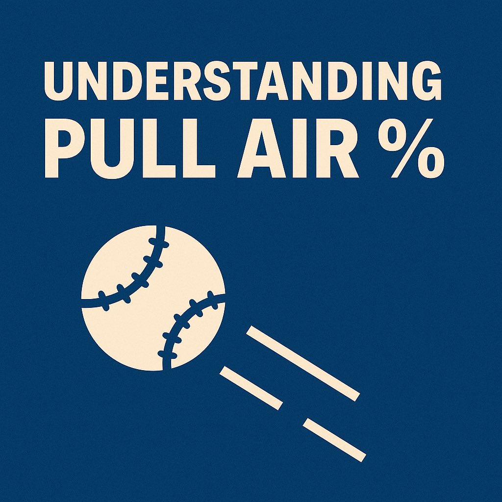 Why does Pull Air % matter?

A simple but powerful stat when evaluating hitters and their ball flight⚾️

Let’s break down what Pull Air % is, why it is important, and what we can learn from 4 very different hitters‼️

MASSIVE THREAD👀🧵