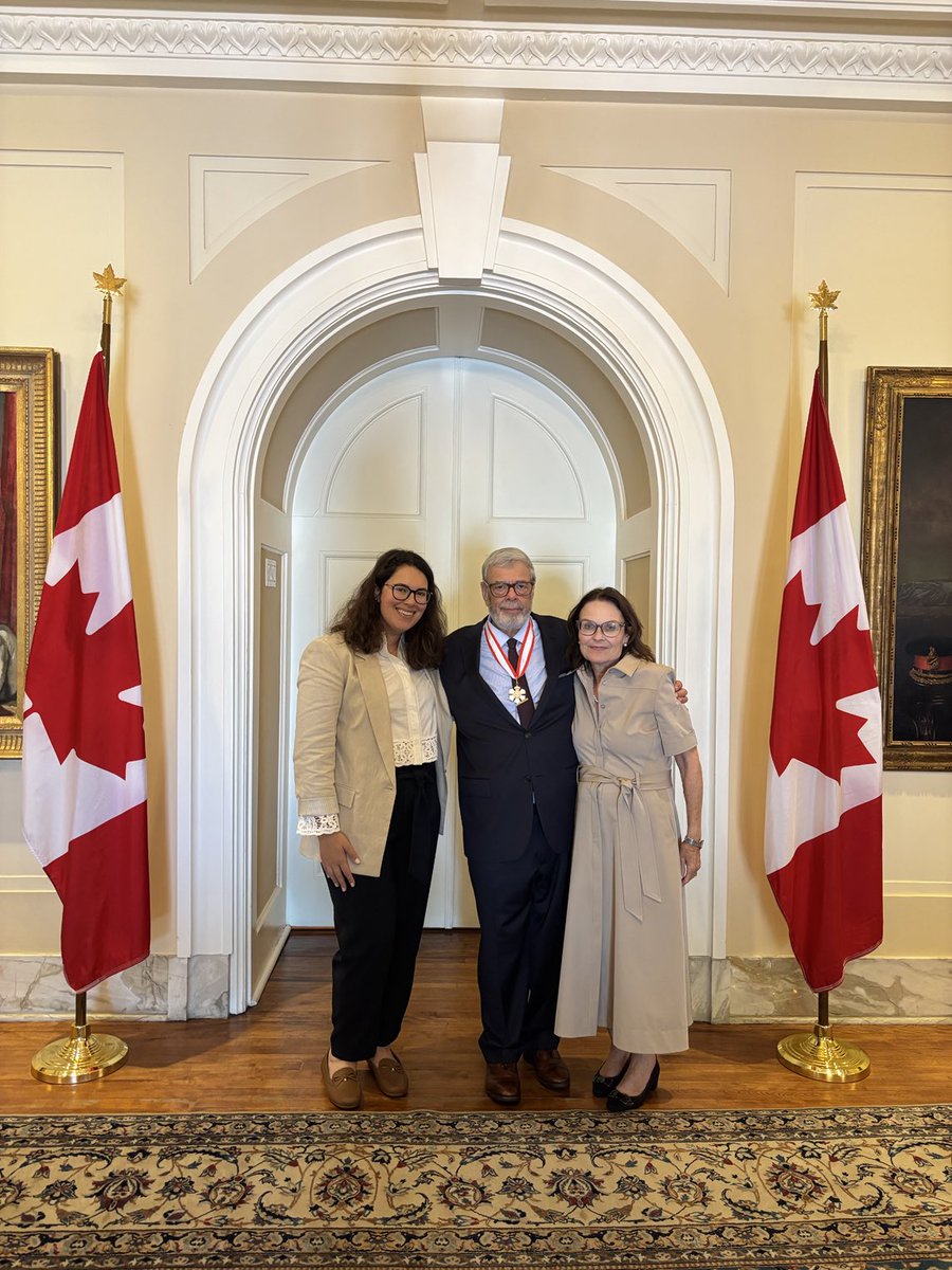 Wonderful to celebrate today with Cheryl and Joanna at Rideau Hall