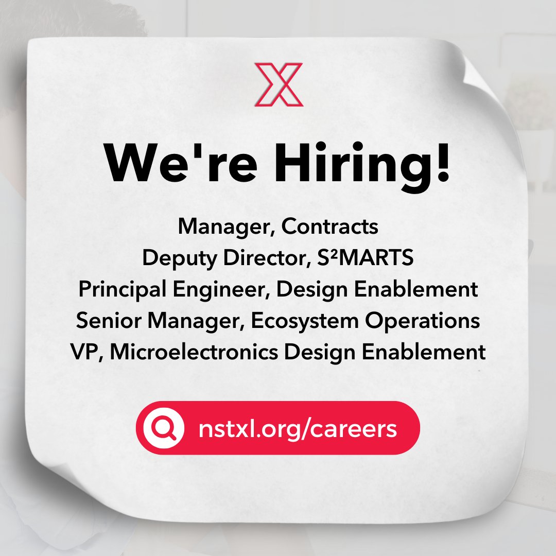 NSTXL is expanding its #remotework team, and we're looking for talented individuals to accelerate government innovation! Discover our opportunities and apply today: nstxl.org/careers/
