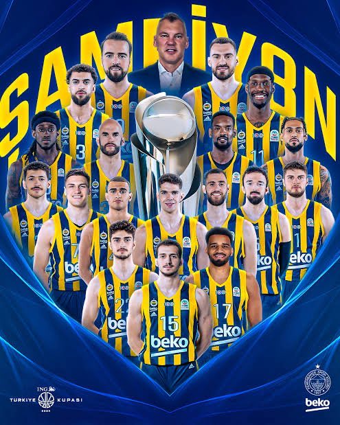 ŞAMPİYON FENERBAHÇE BEKO 👏🥇🏆💛💙👏🥇🏆💛💙👏🥇🏆