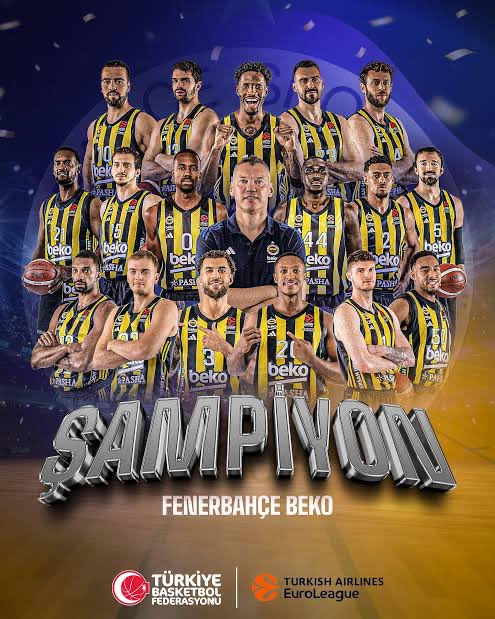 Şampiyon Fenerbahçe Beko .!

Tebrikler Avrupa’nın ve Türkiye'nin Kralı. 

#FenerbahceBeko