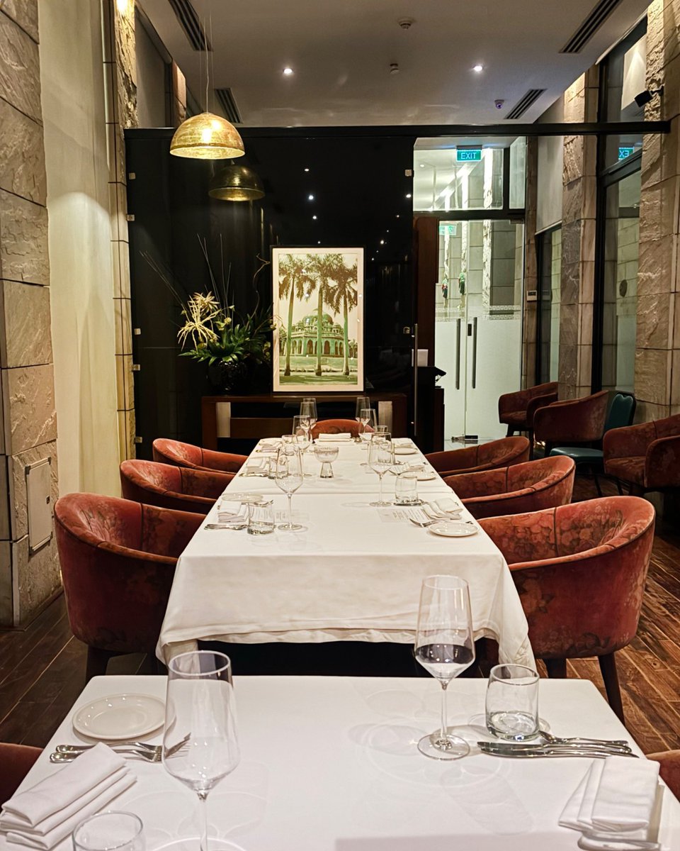 more than a backdrop, a part of the experience.
each table, each corner is designed to hold the kind of experience you remember for a long time to come.

#indianaccent #inventiveindian #newdelhi