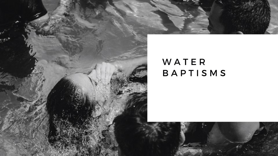 Water Baptism - During the 4th of July Celebration

Join us to be Water Baptized at our Annual 4th of July Celebration!

Meet us at the Water Baptismal at the entrance of the Campus at 2pm.

Register with your name and mailing address and remember to bring a towel and a change of
