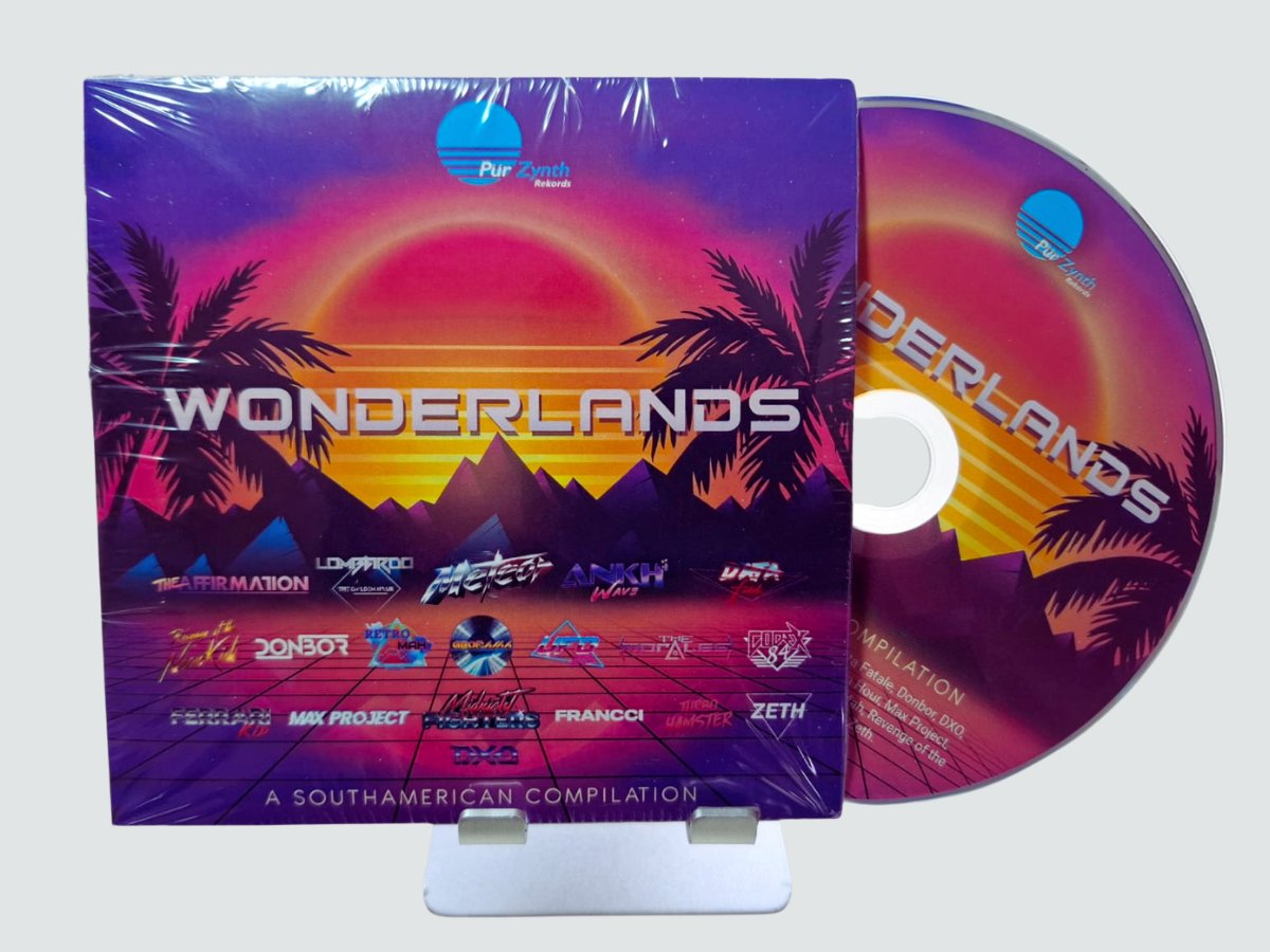 PurZynthRekords's tweet image. WONDERLANDS🌄- A South American Compilation 2nd run CDs are here! 

📀Get your copy at better price on cardboard sleeve + 20 tracks on digital album!
purzynthrekords.bandcamp.com/album/wonderla…

#PurZynth #Compilation #Synthwave #Retrowave