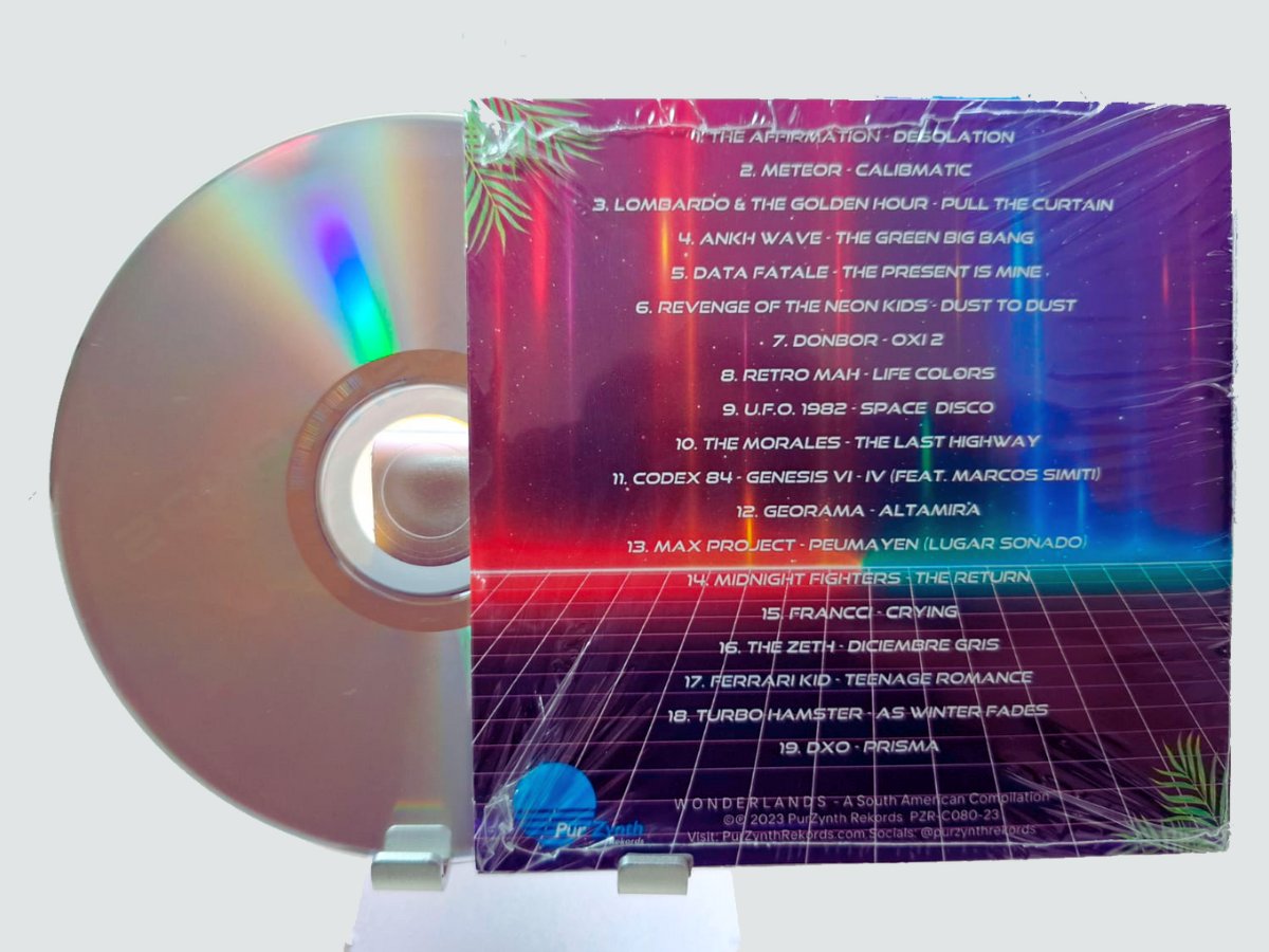 PurZynthRekords's tweet image. WONDERLANDS🌄- A South American Compilation 2nd run CDs are here! 

📀Get your copy at better price on cardboard sleeve + 20 tracks on digital album!
purzynthrekords.bandcamp.com/album/wonderla…

#PurZynth #Compilation #Synthwave #Retrowave