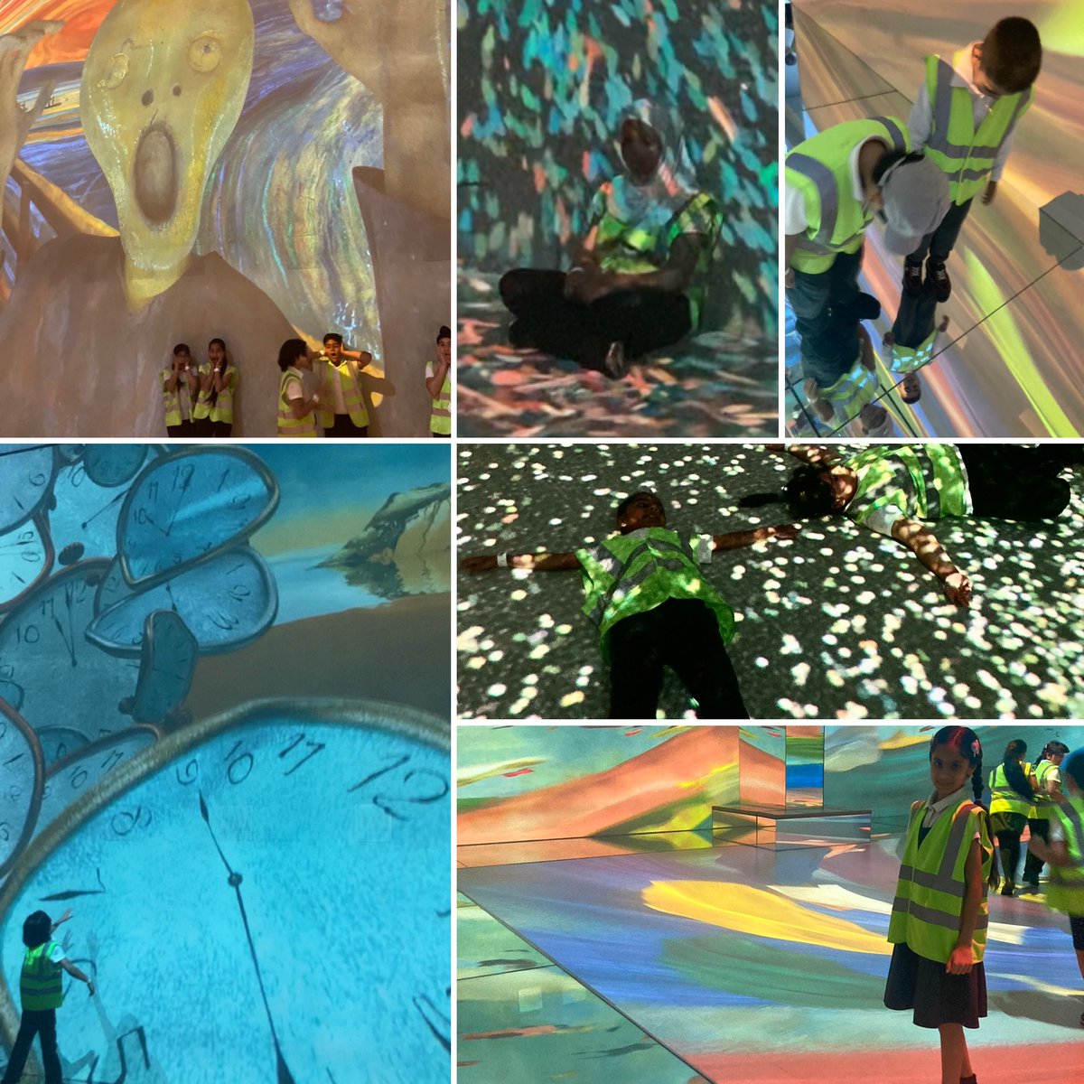 A group of our children visited the <a href="/framelessldn/">FRAMELESS</a> immersive art experience today.  We are grateful to <a href="/A_New_Direction/">A New Direction</a> for funding the project and giving us the opportunity to step inside iconic masterpieces.