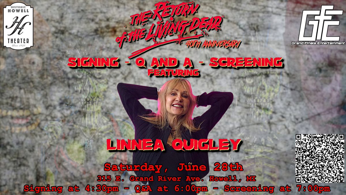 This Saturday, June 28th! 
ADVANCE TICKETS: historic-howell-theater.square.site