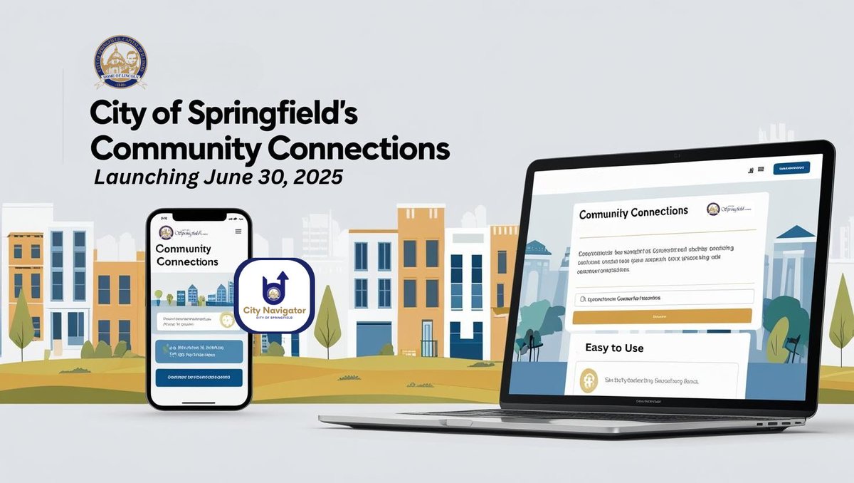 Springfield_IL's tweet image. 📣 Exciting news! On Monday, June 30, the City of Springfield launches Community Connection! 

A direct way to reach City Hall for questions, compliments, and concerns. Get responses within 24-48 hours! 

Learn more: springfield.il.us/Departments/Ma…

#Springfield #CommunityConnection