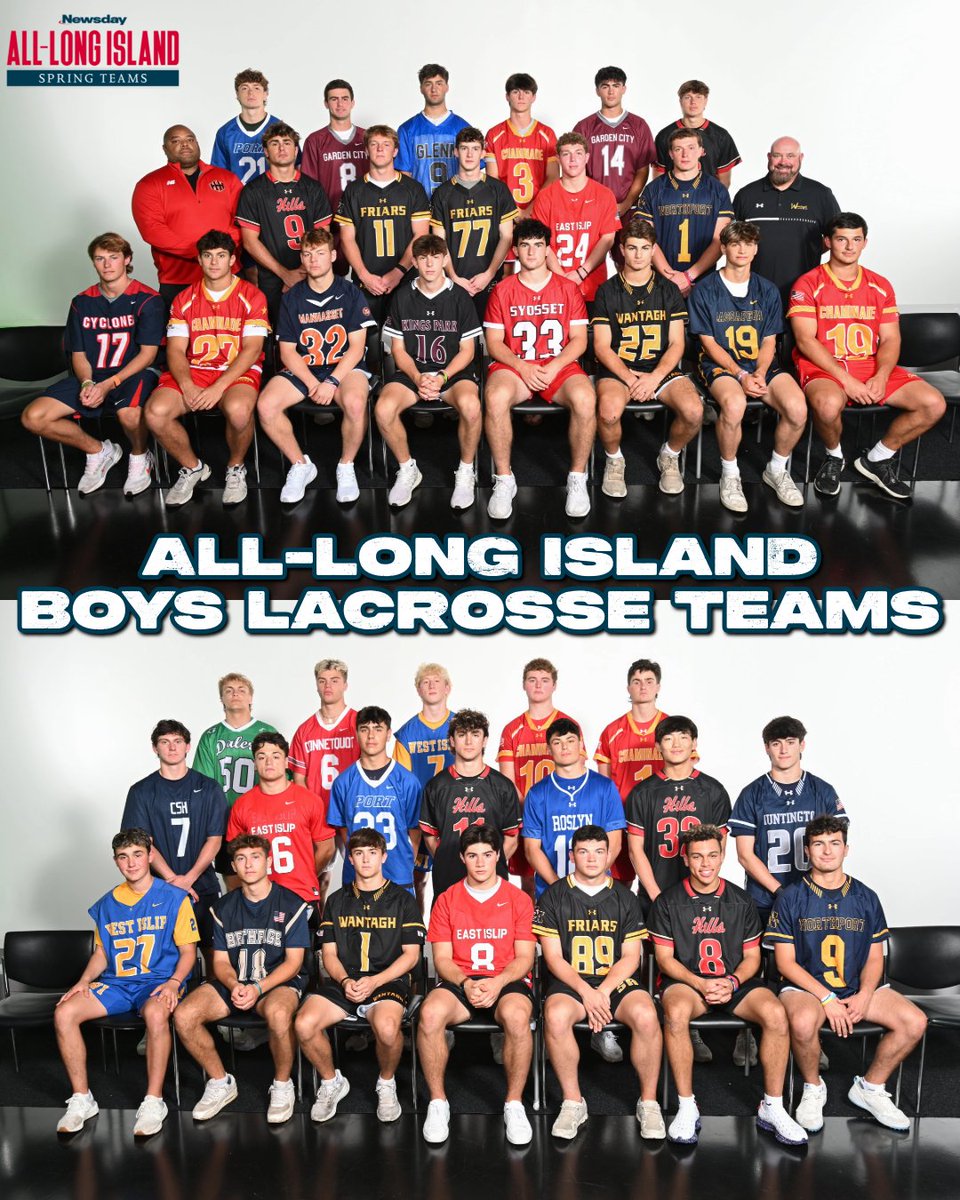 NewsdayHSsports's tweet photo. Introducing the 2025 boys lacrosse first and second teams!

Get to know each of this season’s All-Long Island first team selections: https://t.co/ypDyLeHRtz
Second team: https://t.co/dwfdNikFVa

📝: @Michael__Sicoli &amp; @bheyman99 https://t.co/ZAqCFNfCeu