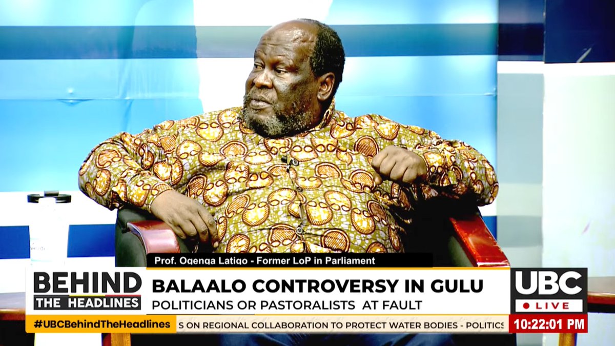 If the Balaalo were settling in Acholi, raising their animals alongside the locals, and building relationships with them, that natural process of assimilation would leave no room for anyone to point fingers. - Prof. Ogenga Latigo 

#UBCBehindtheHeadlines.  .
