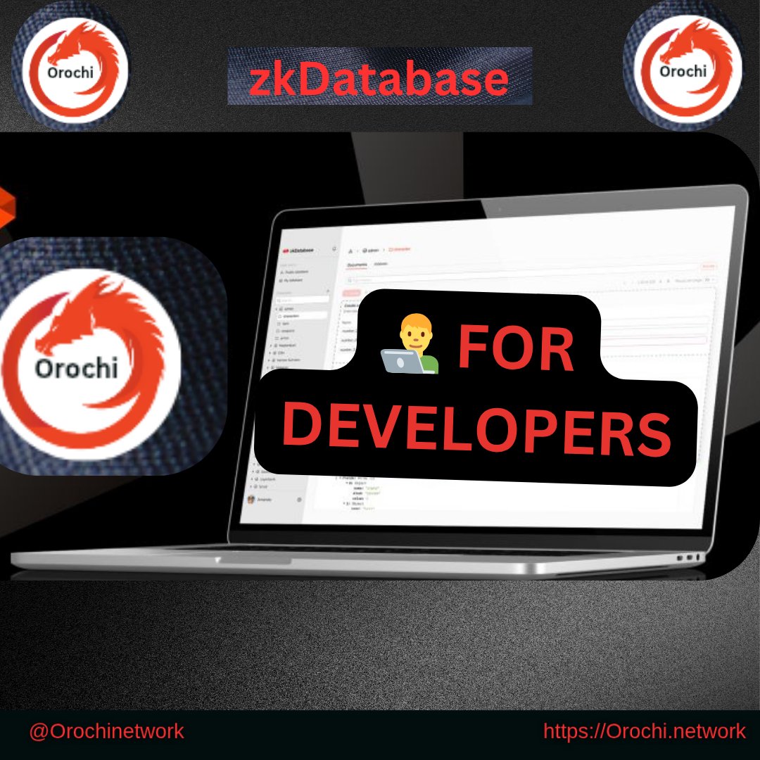 princewill_okon's tweet image. zkDatabase = Database-as-a-Service (DBaaS) reimagined for the ZK era.
🛠 You build.
🧠 We prove.
🚀 Users trust.
The easiest way to ship secure, scalable, and smart applications in Web3.
#ModularBlockchain #DevTools #zkInfrastructure #ZeroKnowledge #FullStackDev #zkApps