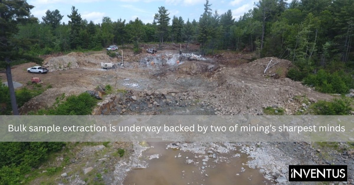 InventusMining's tweet image. Bulk sample is GO at Inventus Mining's Pardo project! High-grade, near-surface gold with results up to 12.51 gpt. 5,000t extraction underway. Backed by Eric Sprott & McEwen Mining. Real ounces, real progress. 👉 static1.squarespace.com/static/56d987d… #GoldStocks