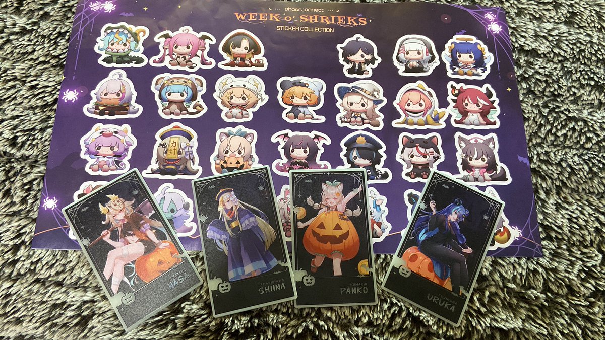 LordGuruSama's tweet image. #phaseconnect
Finally got my 2024 Phase Halloween merch!!!!!!!!👻🎃💀