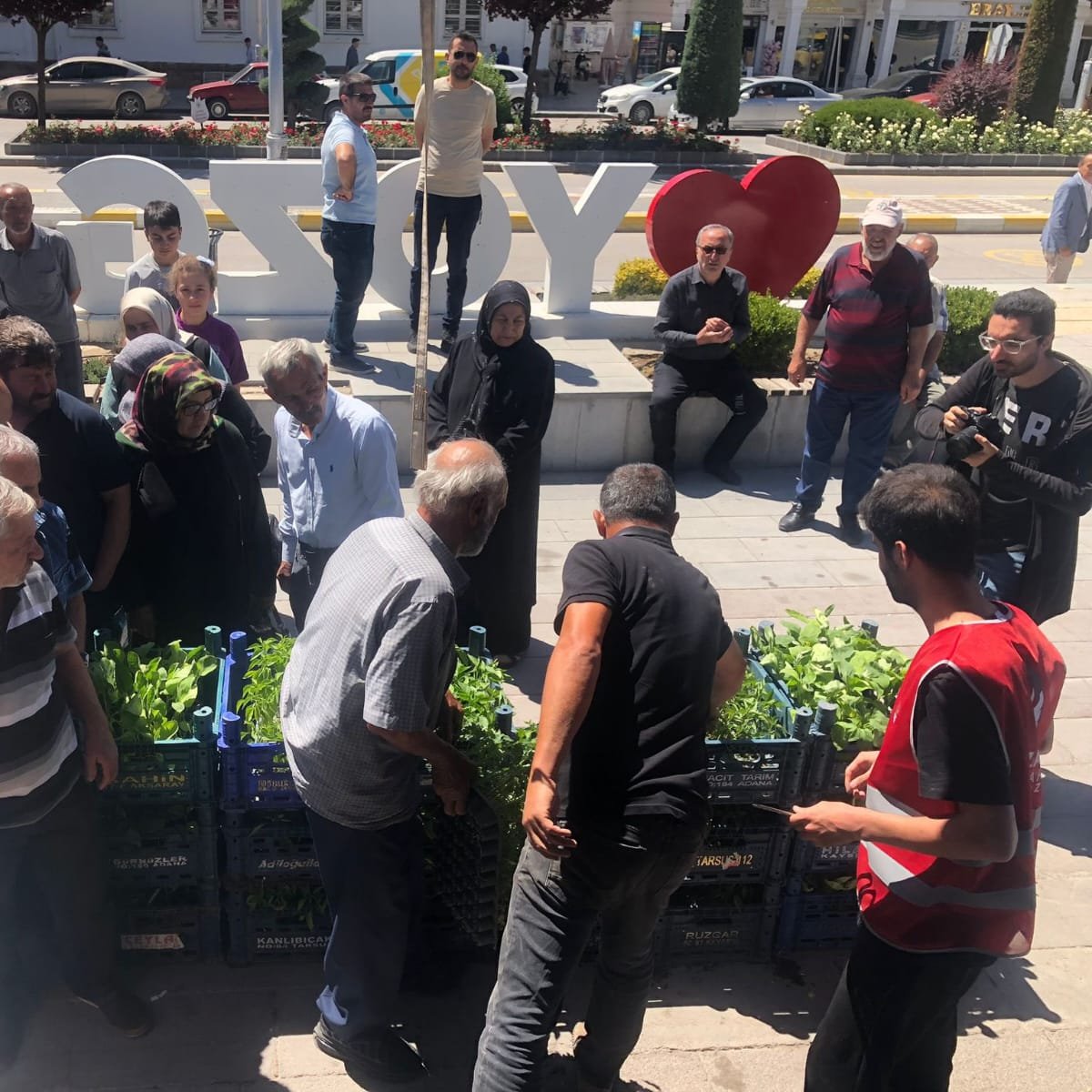 Zafer Partisi Yozgat İl Başkanlığı, doludan zarar gören çiftçilere 40.000 adet fide dağıttı.