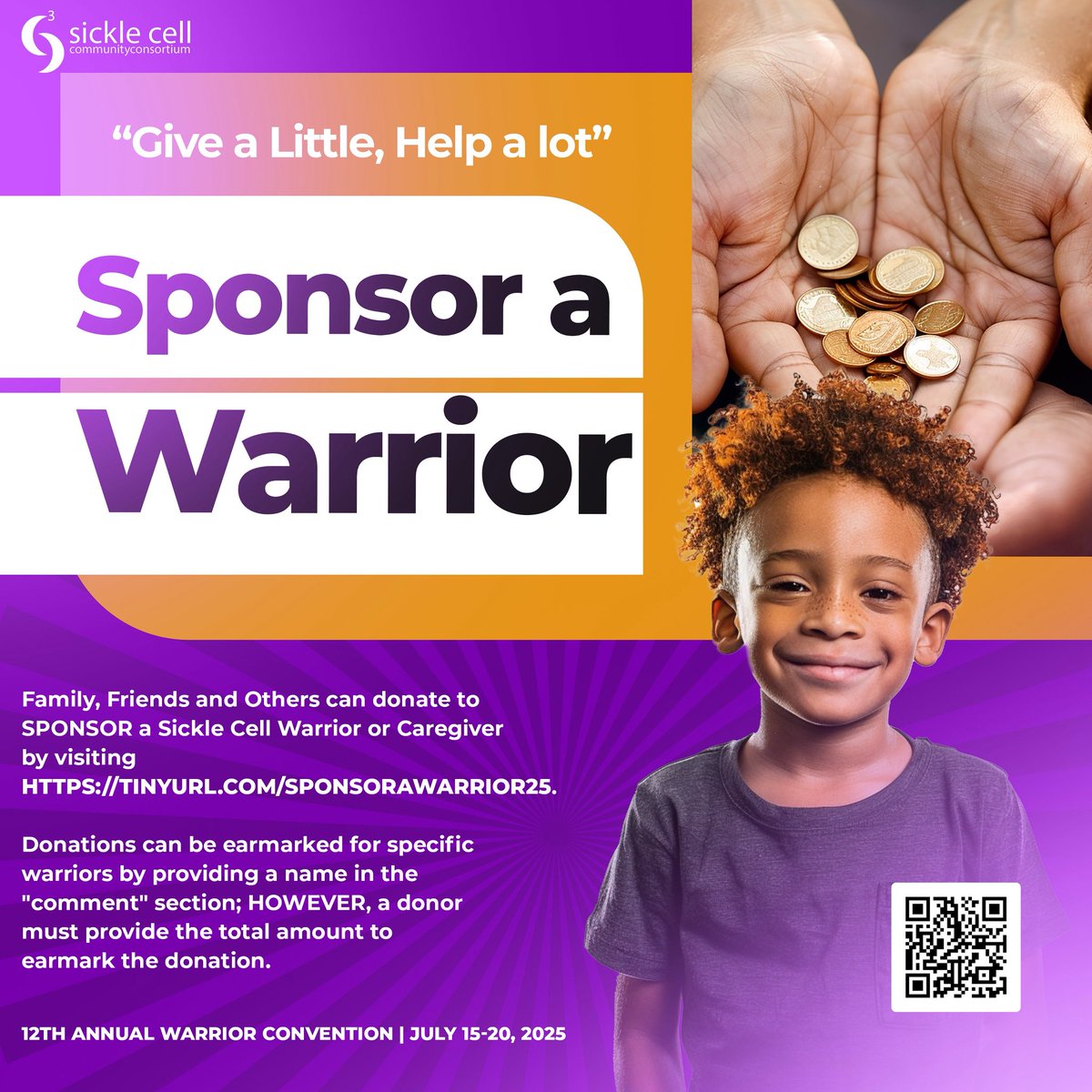 🎇 Sponsor a Warrior. Support a Legacy.

Help a warrior or caregiver attend #SC3WarriorCon25 in Orlando, July 15–20!

💝 Donate: tinyurl.com/SponsorAWarrio…
🎟 Register: sicklecellconvention.org
⏰ Early bird ends THIS FRIDAY (6/27)!

#SickleCellStrong #SC3Turns10 #Orlando