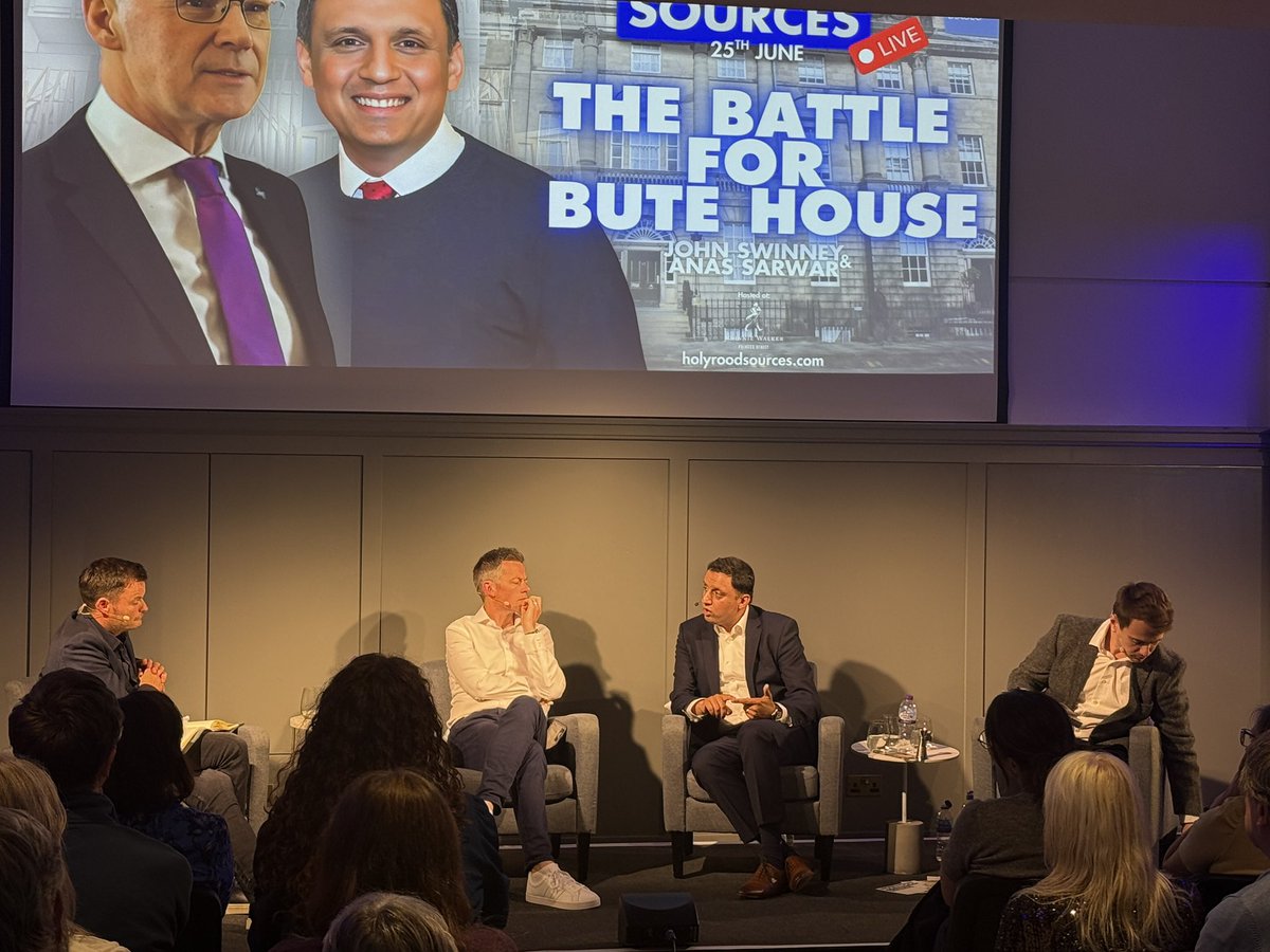 HolyroodSources's tweet photo. And now it’s time to hear from @AnasSarwar #HolyroodSourcesLive https://t.co/4q5xmR6mvC