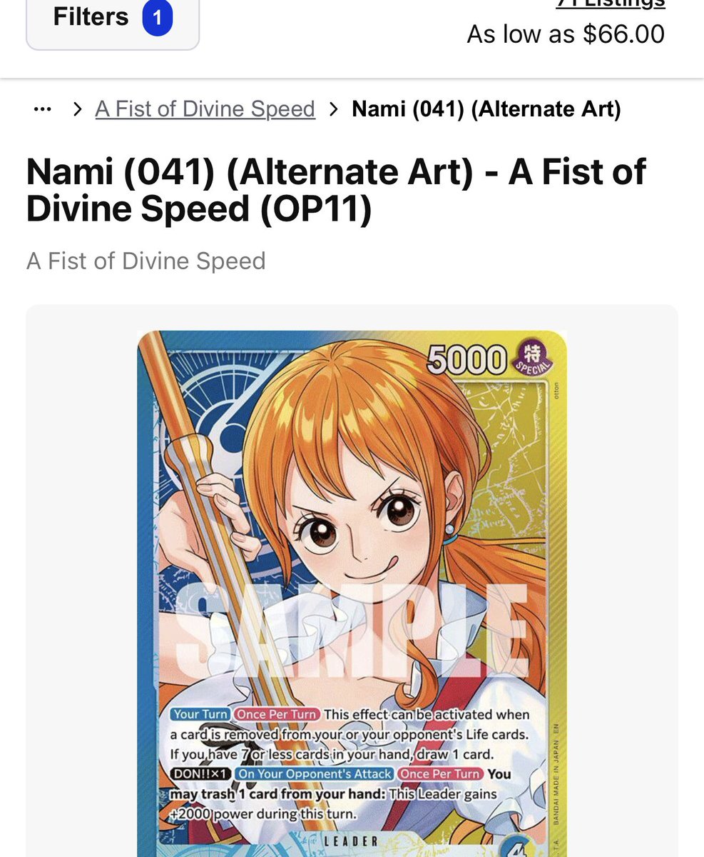 <a href="/newagemiguel/">Miguel B</a> ISO leader Nami OP11 🙏