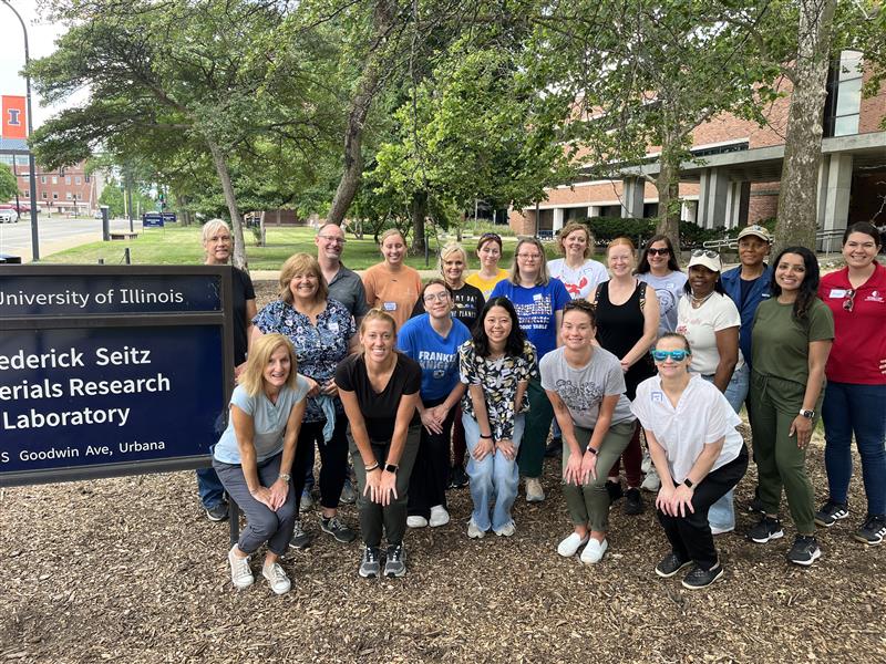 illinoismatse's tweet image. Thank you to all educators taking part in the 2025 ASM Materials Camp for Teachers, hosted the week of June 23, 2025 by the Department of Materials Science and Engineering!