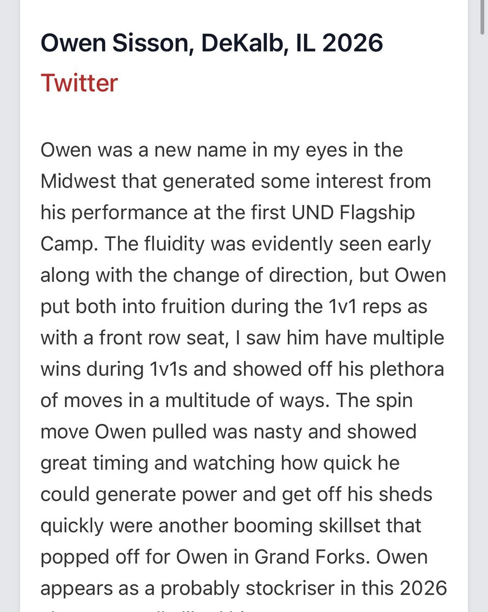 OwenSisson's tweet image. Thanks @OJW_Scouting and @NWahlScouting for the recognition! Big things coming soon! @dekalb_football