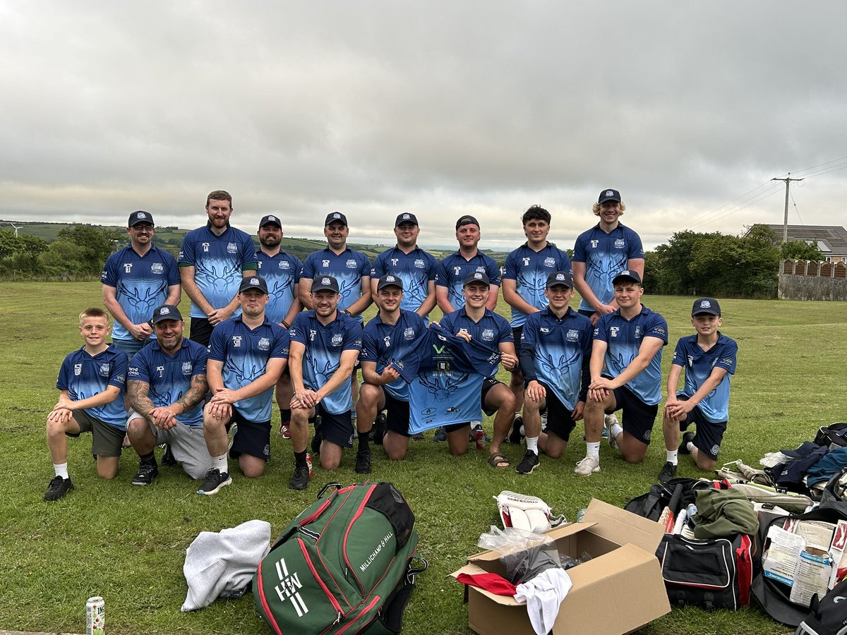 Canlyniad anffodus heno, ond mae’r bois yn edrych yn siarp! Diolch <a href="/RCSTeamwear/">RCS Teamwear</a> a’r holl noddwyr sydd wedi cyfrannu at y cit! #ymlaenypentre #FRCC 🏏