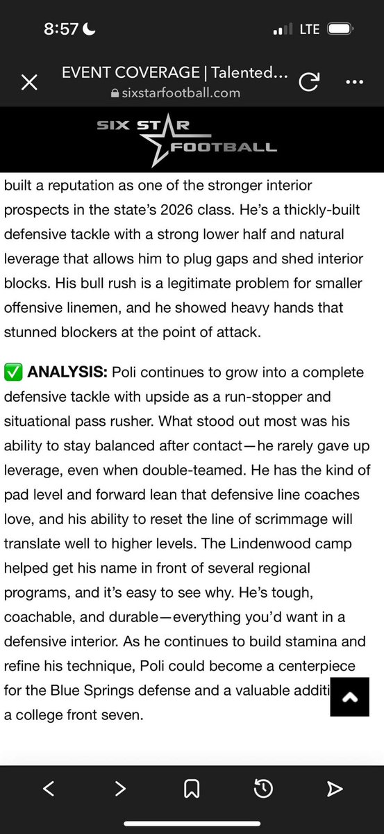 Ezias (@ezias_poli) on Twitter photo Thank you <a href="/sixstarfootball/">Six Star Football | PLUS+</a> for the write up! Ready for a great season this year‼️<a href="/JJPaul53/">Jed Paulsen</a> <a href="/vannessk65/">Kyle Van Ness</a> <a href="/bshsfootball/">BSHS Football</a> Thank you <a href="/sixstarfootball/">Six Star Football | PLUS+</a> for the write up! Ready for a great season this year‼️<a href="/JJPaul53/">Jed Paulsen</a> <a href="/vannessk65/">Kyle Van Ness</a> <a href="/bshsfootball/">BSHS Football</a>