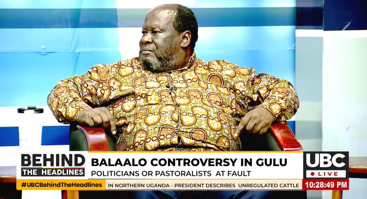 If the Balaalo were settling in Acholi, raising their animals alongside the locals, and building relationships with them, that natural process of assimilation would leave no room for anyone to point fingers - Prof. Ogenga Latigo 

#UBCBehindtheHeadlines