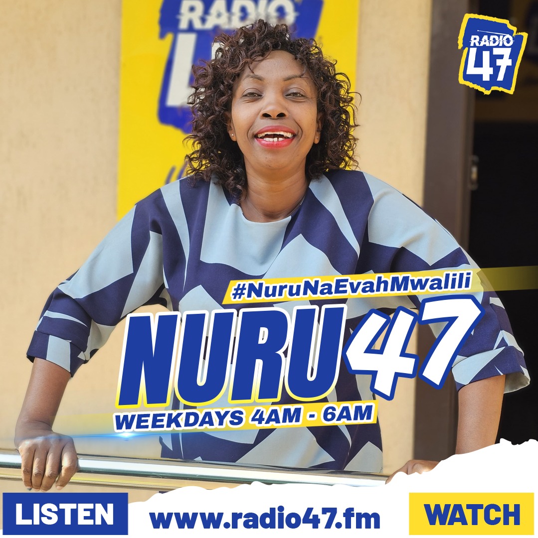 Radio 47 (@radio47_kenya) on Twitter photo Bwana Yesu asifiwe sana. Asubuhi ya leo ningependa tumshukuru Mungu kwa yote ametujalia tukiwa ndani ya Nuru47 naye <a href="/EvahMwalili/">Mama Taifa Evah Mwalili</a>
#HapaNdipo #NuruNaEvahMwalili Bwana Yesu asifiwe sana. Asubuhi ya leo ningependa tumshukuru Mungu kwa yote ametujalia tukiwa ndani ya Nuru47 naye <a href="/EvahMwalili/">Mama Taifa Evah Mwalili</a>
#HapaNdipo #NuruNaEvahMwalili