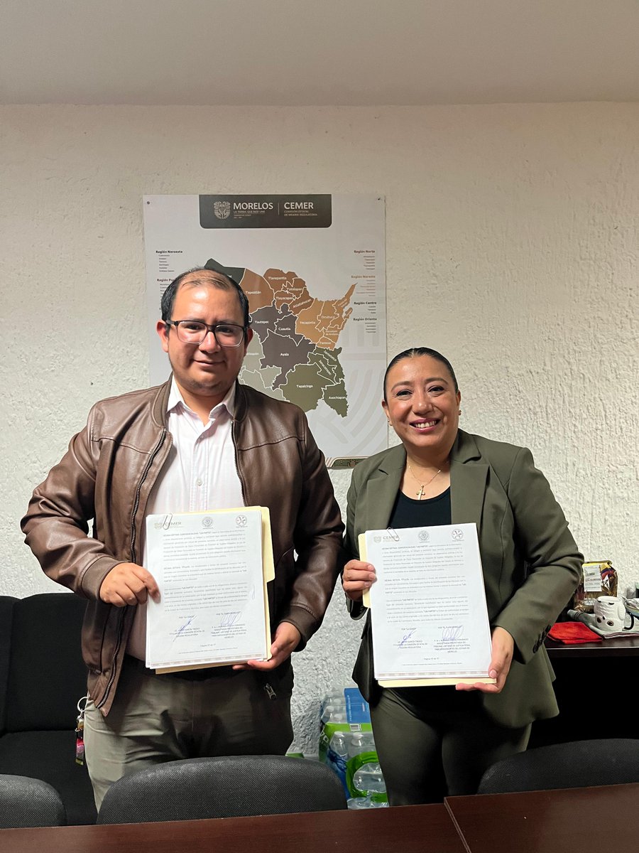 CEMERMor's tweet photo. Por una justicia más accesible para las juventudes, firmamos convenio con el @TUJPAMorelos  para implementar mejora regulatoria, reducir cargas administrativas, simplificar trámites y fortalecer la atención con enfoque de derechos. https://t.co/7mObdUIlT4
