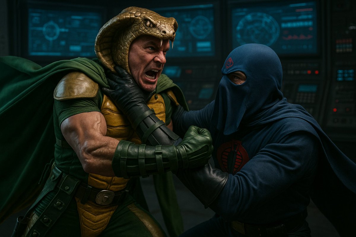 SerpentorsLairX's tweet photo. You have failed me for the last time Commander! #Serpentor https://t.co/7LFkVgZOFV
