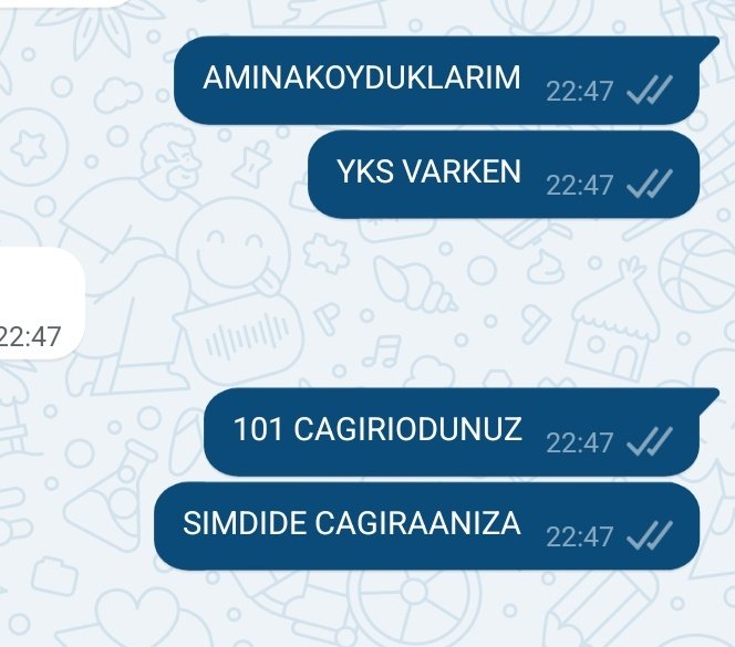 biraz sinirlenmisim