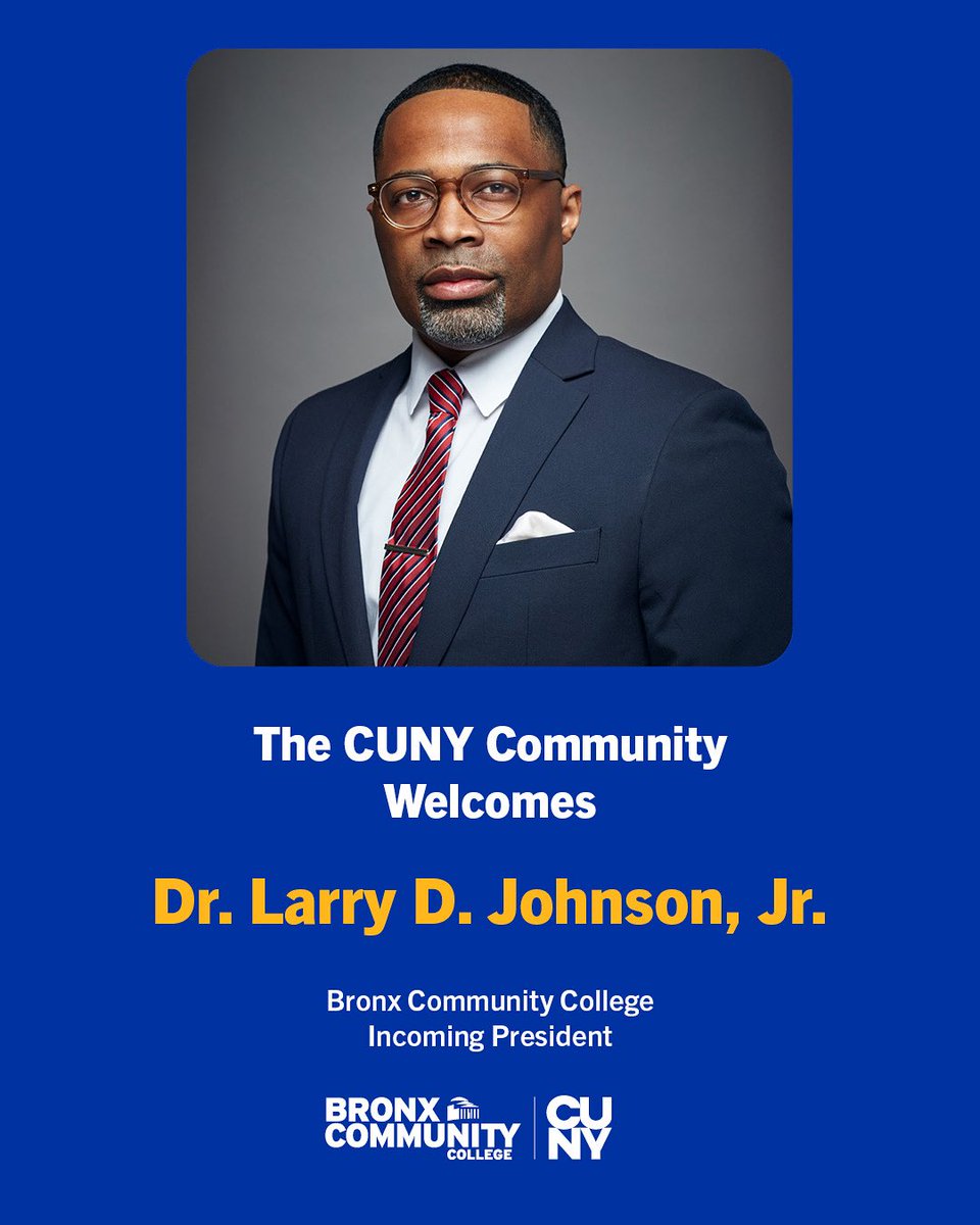 DrLarryDJohnson's tweet image. #newbeginnings #BCC #CUNY