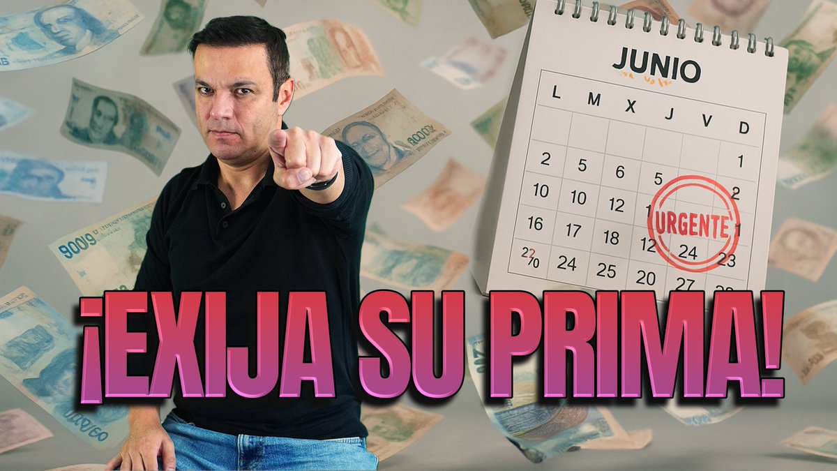⚠️ ¿Ya le pagaron la prima?  

Esto es lo que debe saber antes del 30 de junio. 

Compártalo con su familia, colegas y amigos 👇
youtu.be/S-GHmn_9CgI