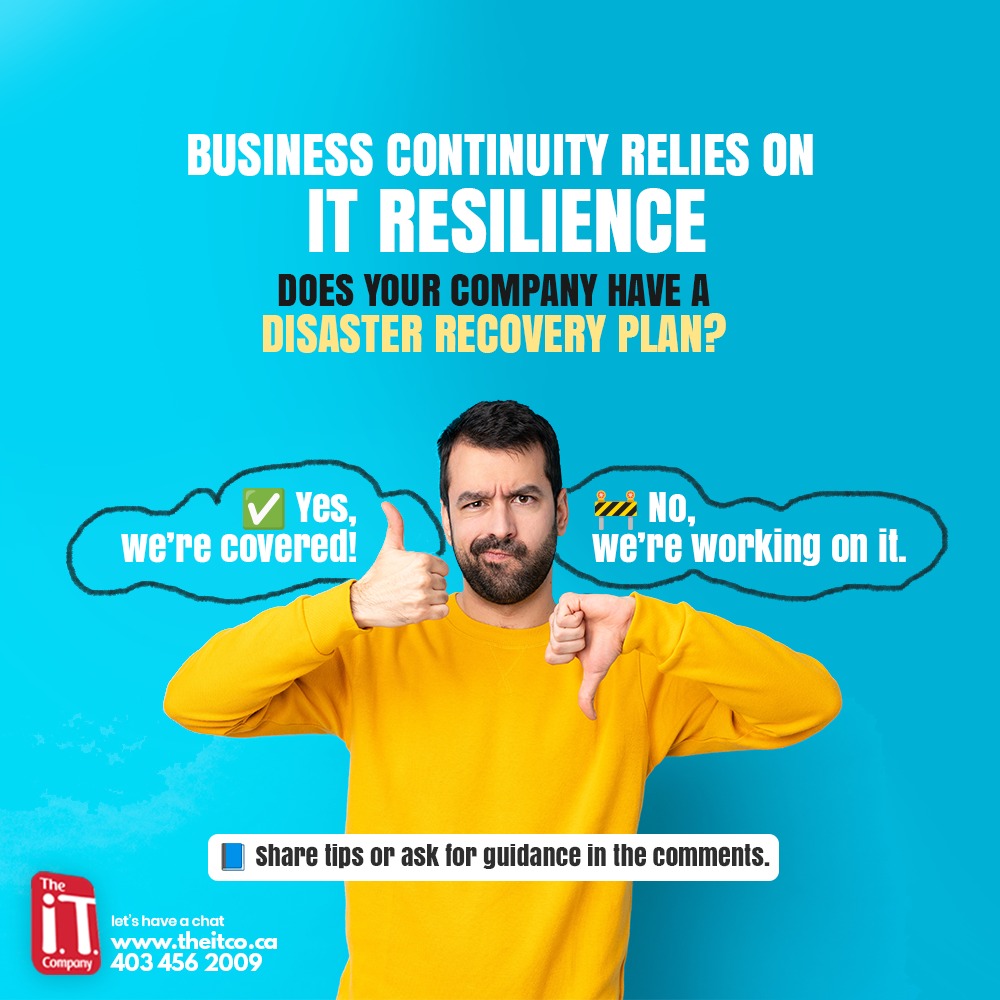 Business continuity is the backbone of every successful organization. 🌟 Whether it’s a sudden system outage, a cybersecurity threat, or an unexpected disaster, your ability to maintain seamless operations hinges on a reliable IT infrastructure.
 
#BusinessContinuity