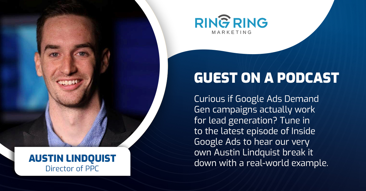 Do Google Ads Demand Gen campaigns work for lead gen? Hear how our Director of PPC Austin Lindquist used one to drive real results—tune in at 5:29: youtu.be/sXZAyYMcziE?si…

#GoogleAds #DemandGen #LeadGeneration