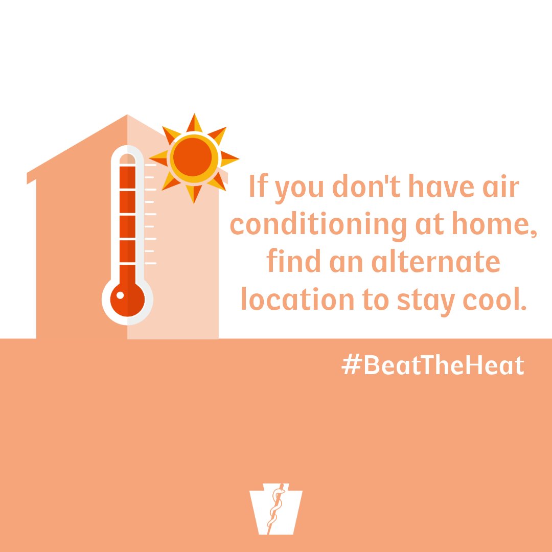 Too hot at home🌡️? If you don't have air conditioning, visit a friend or family member with AC—or head to your local library or mall to #BeatTheHeat.