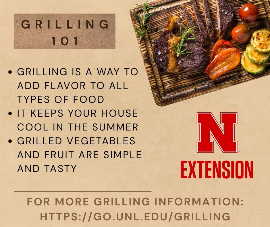 🔥 Grilling season is on! Whether you're a pro or just getting started, keep it tasty and food-safe.
Check out these easy tips from Beef. It’s What’s for Dinner: go.unl.edu/grilling
#UNLFoodSafety #GrillSmart #SummerGrilling #FoodSafety