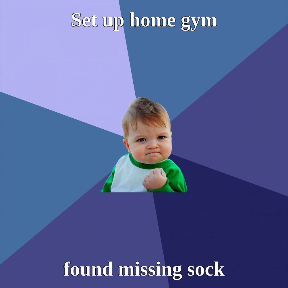 JonasEvans11's tweet photo. When your home gym is also the Bermuda Triangle of socks! 🏋️♂️🧦 #LostAndFoundFitness #SocksGoneWild https://t.co/EfB6OEHmwW