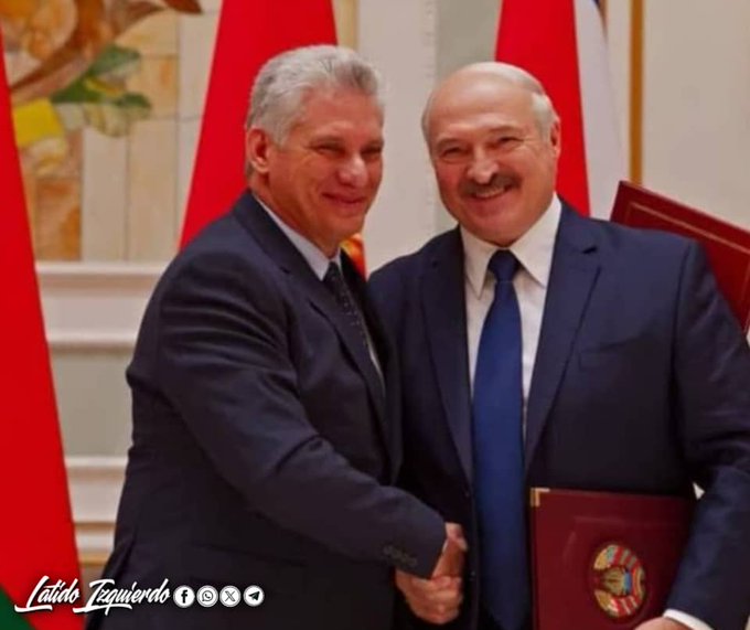 Ministerio de Finanzas y Precios Cuba (@finanzasprecios) on Twitter photo La reciente visita de <a href="/DiazCanelB/">Miguel Díaz-Canel Bermúdez</a> a Belarús refuerza los lazos históricos y los mecanismos bilaterales entre dos naciones unidas por la amistad, el respeto y el afecto.
Defendemos construir puentes de amor y nunca muros. #DíazCanelEnBelarús La reciente visita de <a href="/DiazCanelB/">Miguel Díaz-Canel Bermúdez</a> a Belarús refuerza los lazos históricos y los mecanismos bilaterales entre dos naciones unidas por la amistad, el respeto y el afecto.
Defendemos construir puentes de amor y nunca muros. #DíazCanelEnBelarús