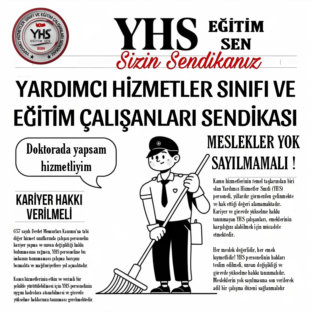 Nesimi Akyüz (@akyuznesimi) on Twitter photo YHS’nin kaldırılması için daha ne bekleniyor? Kamuda liyakat ve adalet için YHS personeli GİH/THS kadrolarına geçirilmeli. Torba yasada yerini almalı! #YardımcıHizmetlerSınıfı #YhsTorbaYasaya <a href="/RTErdogan/">Recep Tayyip Erdoğan</a> <a href="/dbdevletbahceli/">Devlet Bahçeli</a> YHS’nin kaldırılması için daha ne bekleniyor? Kamuda liyakat ve adalet için YHS personeli GİH/THS kadrolarına geçirilmeli. Torba yasada yerini almalı! #YardımcıHizmetlerSınıfı #YhsTorbaYasaya <a href="/RTErdogan/">Recep Tayyip Erdoğan</a> <a href="/dbdevletbahceli/">Devlet Bahçeli</a>