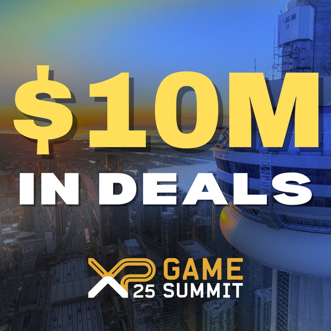 XPGamingInc's tweet image. $10M in confirmed deals so far from XP Game Summit 2025.
XP Gaming events are designed to connect people for success - $10M says it’s working.
And that’s just the start. Conversations are still unfolding and so are the opportunities.