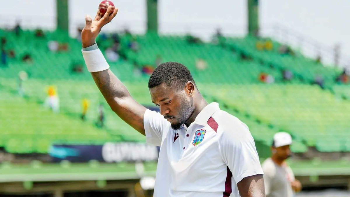 LineAndLengthWI's tweet image. Test wickets for WI since Jayden Seales&apos; debut:

3. Roach - 70 wickets
2. A. Joseph - 73 wickets
1. Seales - 80 wickets

#WIvAUS