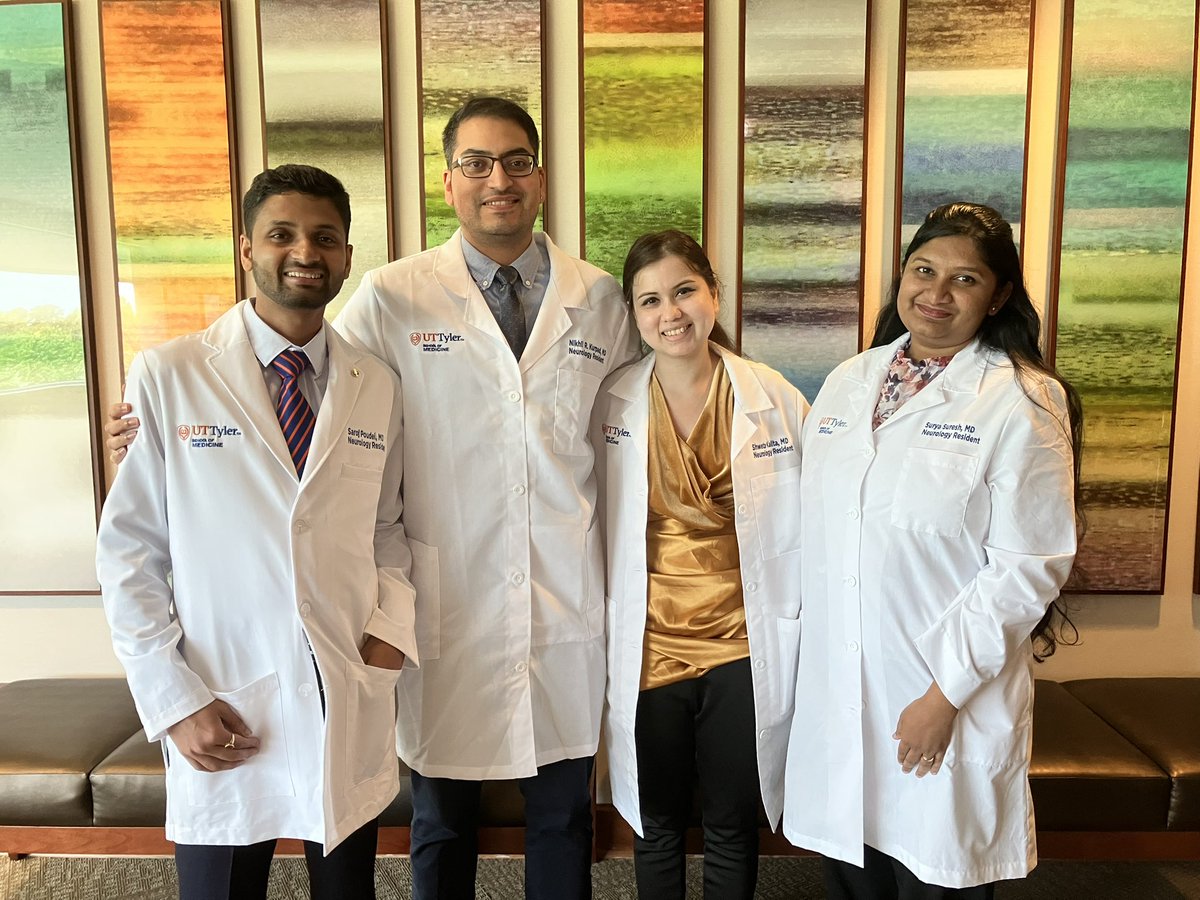 ShilpaChitnis2's tweet image. The start of our able and capable army!! So proud to welcome the first class of @uttylersom neurology residents. @ShwetaKalita @suryasuresh @nikhilkurpad @Sarojpoudel
#neurostrong