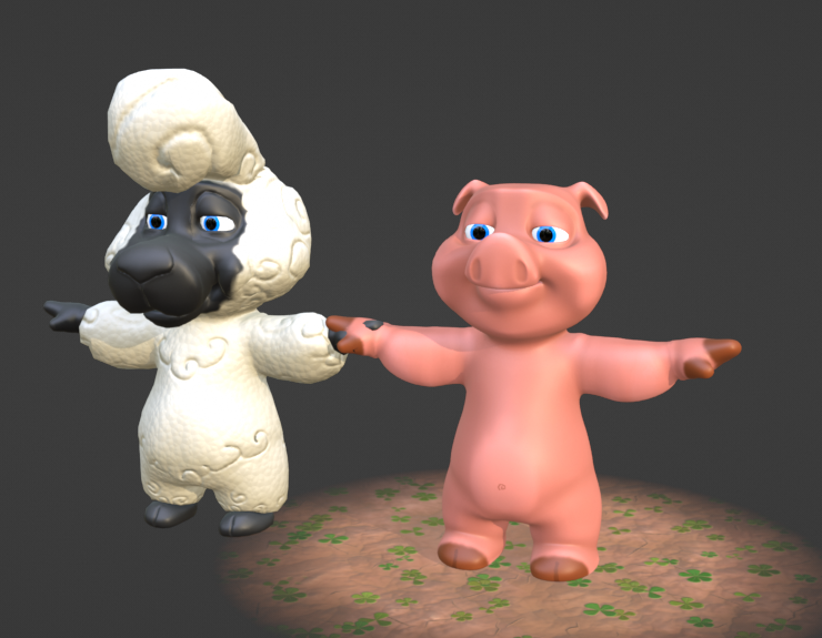 FlyingTortoise0's tweet photo. Making progress on some cartoony Farm Friends.
New addition - Beep the Sheep.
#blender #b3d #characterdesign #modeling #ZAstreams https://t.co/5WS09iJVTF