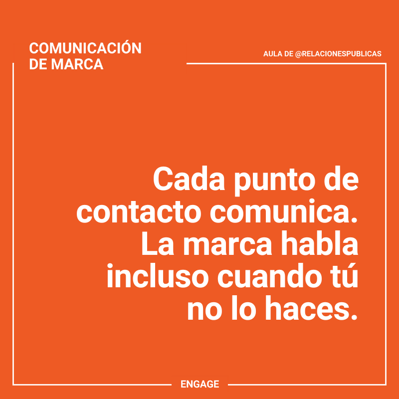 La coherencia de una marca empieza donde menos lo imaginas.
#EngageComunicacióndeMarca
#ComunicaciónEstratégica
#RelacionesPúblicas