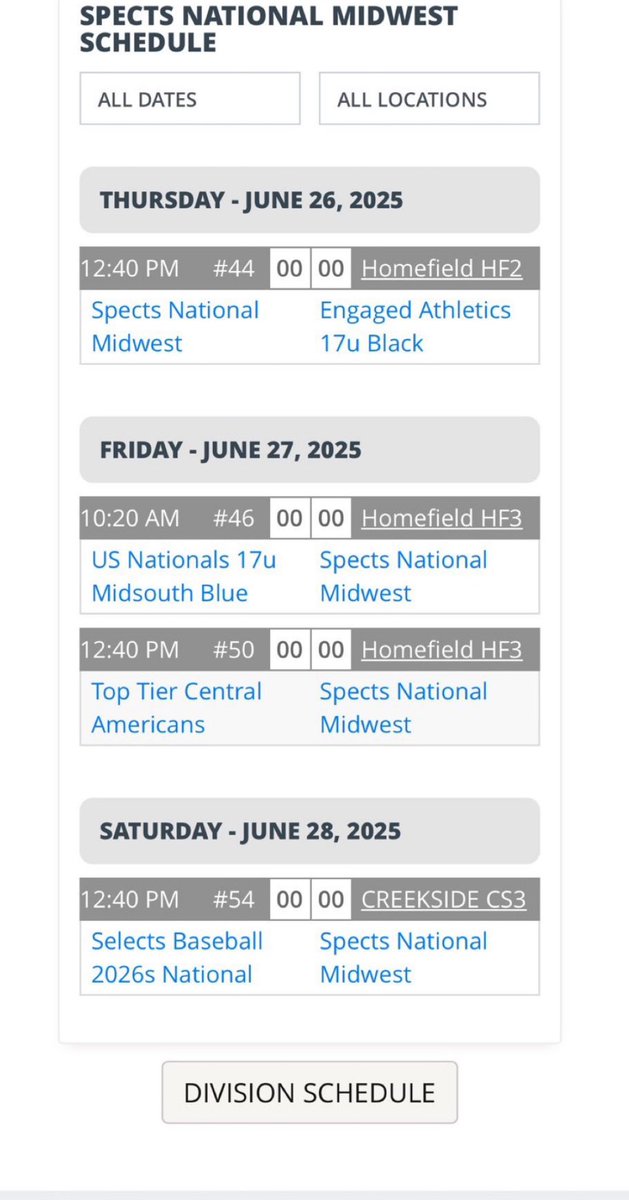Ready for a great weekend at Creekside
<a href="/PBRTournaments/">Prep Baseball Tournaments</a>