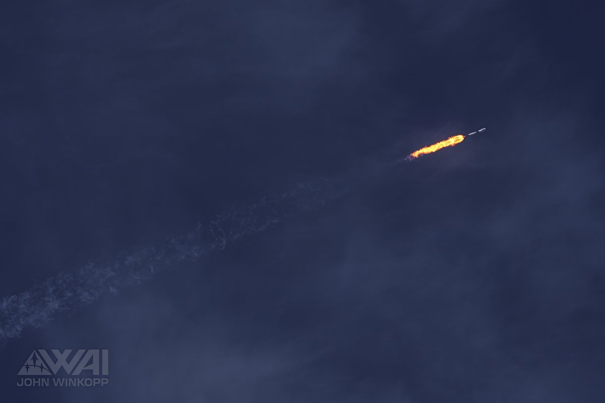 Starlink 10-16 from Cocoa Beach.