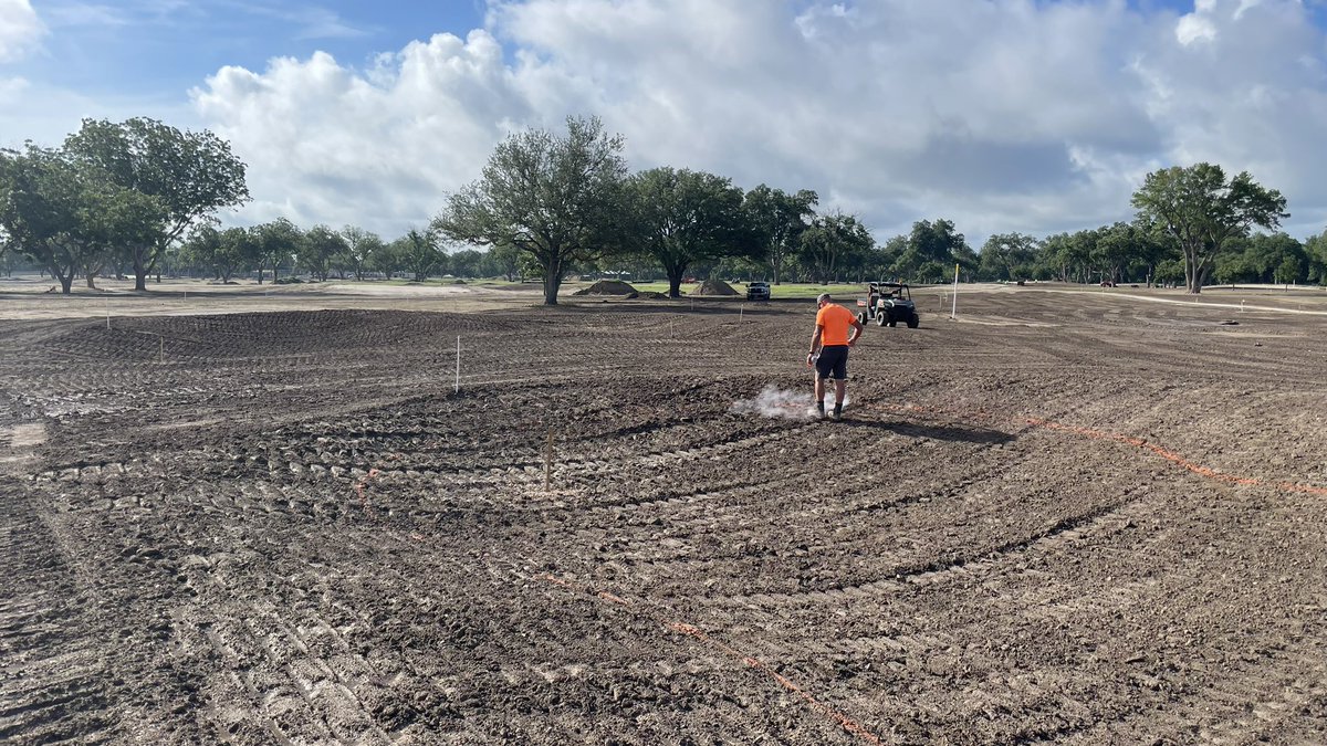 Nathan Crace, ASGCA, PLA (@lipouts) on Twitter photo Sod going down at Starcke Park GC in Seguin, Texas (my renovation with <a href="/brianrossgolf/">Brian Ross</a> and <a href="/QuitnoGolf/">Quitno Golf Designs</a>), set to re-open this Fall. Now if the rains would just give us a break... Sod going down at Starcke Park GC in Seguin, Texas (my renovation with <a href="/brianrossgolf/">Brian Ross</a> and <a href="/QuitnoGolf/">Quitno Golf Designs</a>), set to re-open this Fall. Now if the rains would just give us a break...